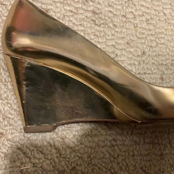 JCrew Martina Metallic Wedge - Picture 2 of 3